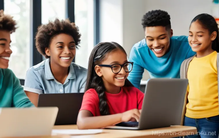 디지털 학습의 교육 효과 분석 - Image Prompt 1: The Global Digital Classroom**