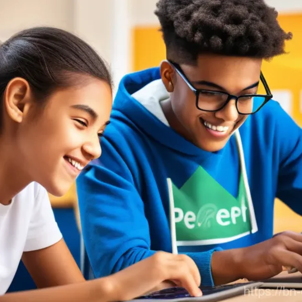 디지털 교육의 효율적인 평가 방법 - **Prompt 1: Gamified Online Learning Experience**
    A vibrant, high-angle illustration depicting a...