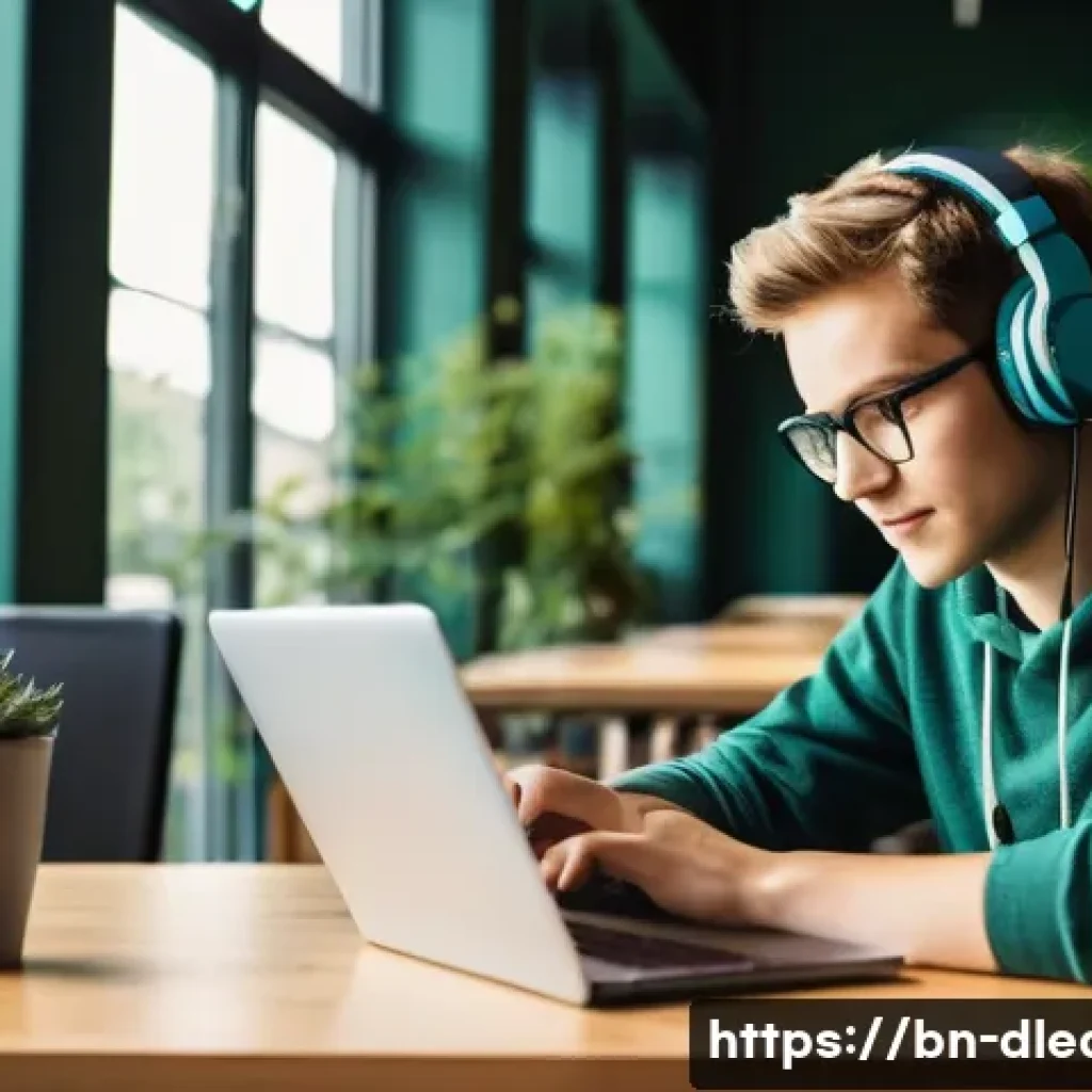 디지털 학습의 인프라 구축 - **Prompt 1: The Global Digital Classroom**
    **Subject:** A diverse group of 3-4 individuals, incl...